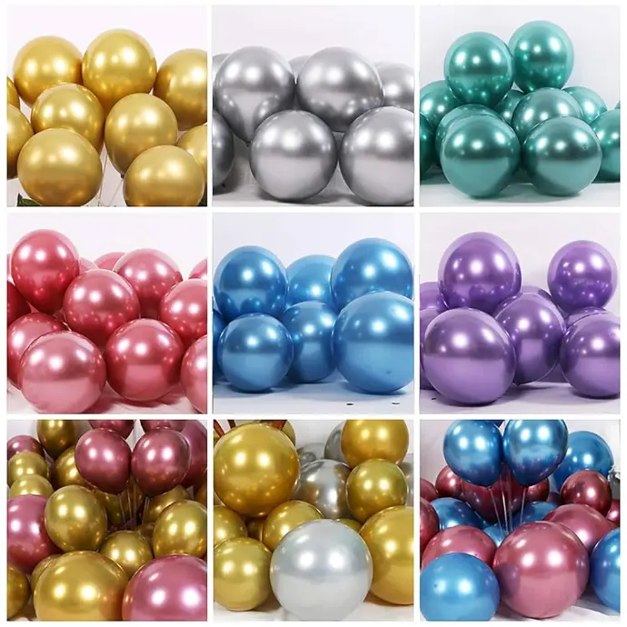 بالونات كروم الوان متععددة بالونات كروم الوان متععددة